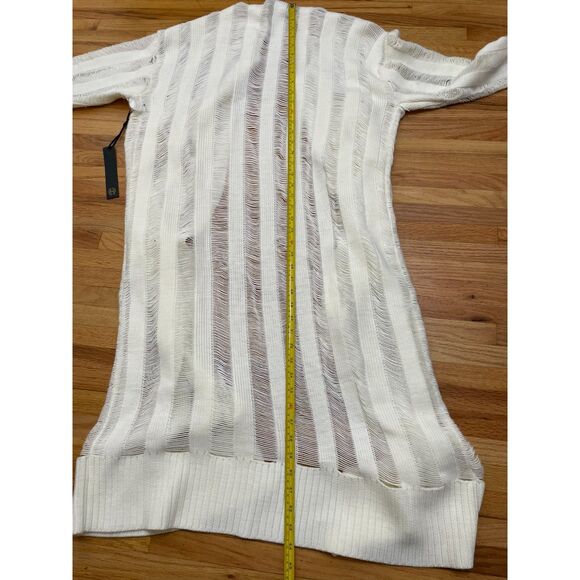 House of Harlow x Revolve Women's L White Sweater Acrylic Blend Duster Cardigan - Picture 10 of 13